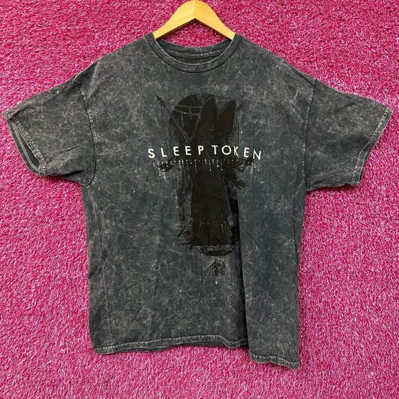 Sleep Token Take Me Back to Eden Aqua Regia Rock Band Mineral Wash T-Shirt XL - Picture 1 of 4